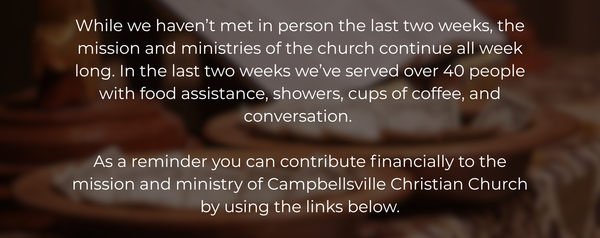 The ongoing Mission and Ministry of C.C.C.