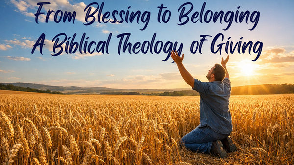 From Blessing to Belonging — A Biblical Theology of Giving
