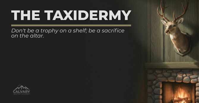 Are You a Trophy on the Wall or a Sacrifice on the Altar? image