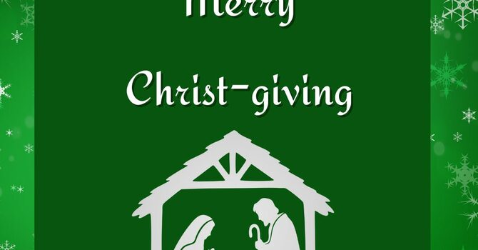 Merry Christ-Giving