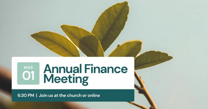 Annual Finance Meeting
