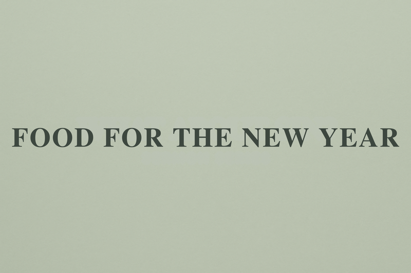 Food for the New Year 