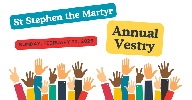 Invitation to St Stephen's Annual Vestry Meeting