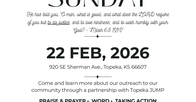 JUSTICE MINISTRY LUNCH & DISCUSSION