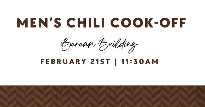 Men’s Chili Cook-Off