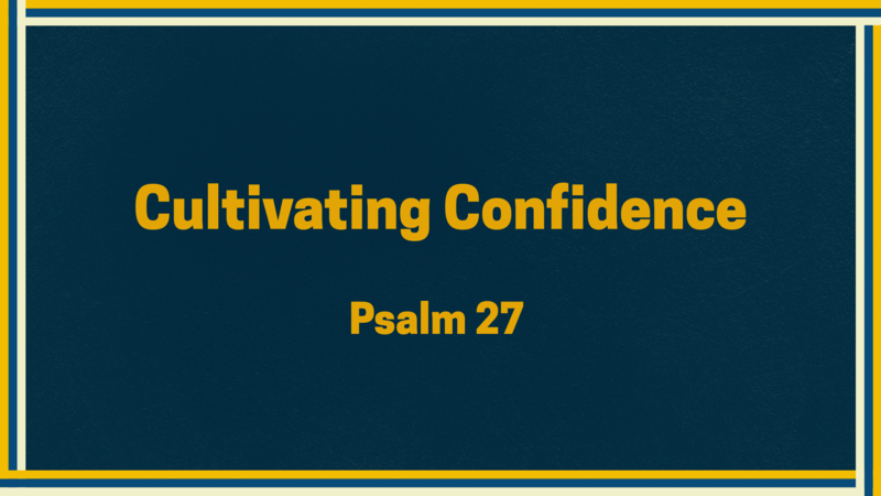 Cultivating Confidence