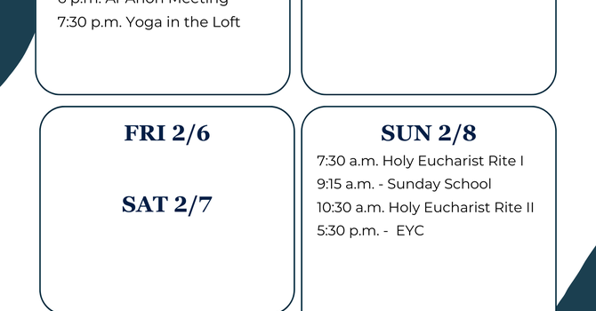 This Week at a Glance