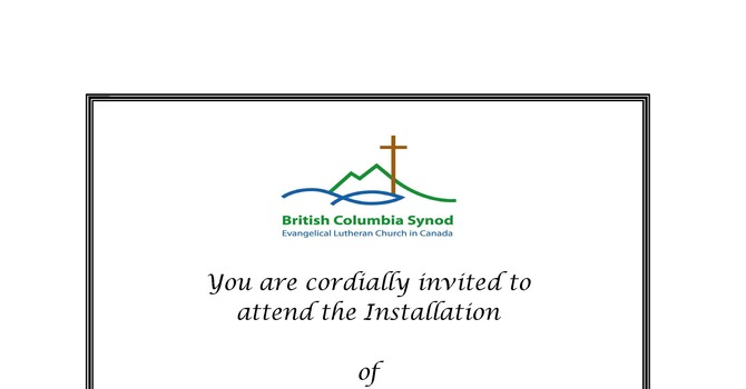 Installation of Pastor John Boyd