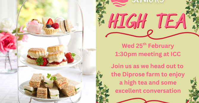 Seniors High Tea