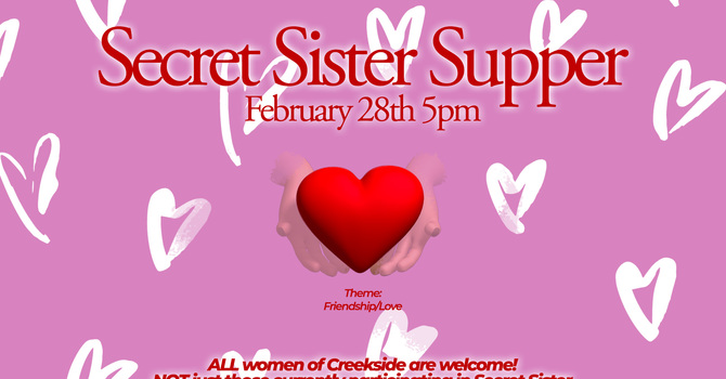 Secret Sister Supper