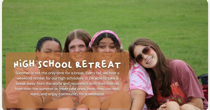 Camp Swamp High School Retreat