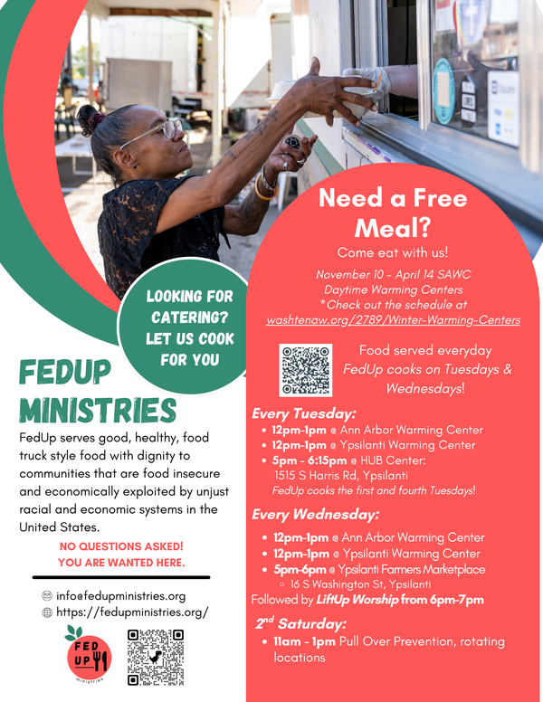 Warming Center Update-Lunch is On Us!