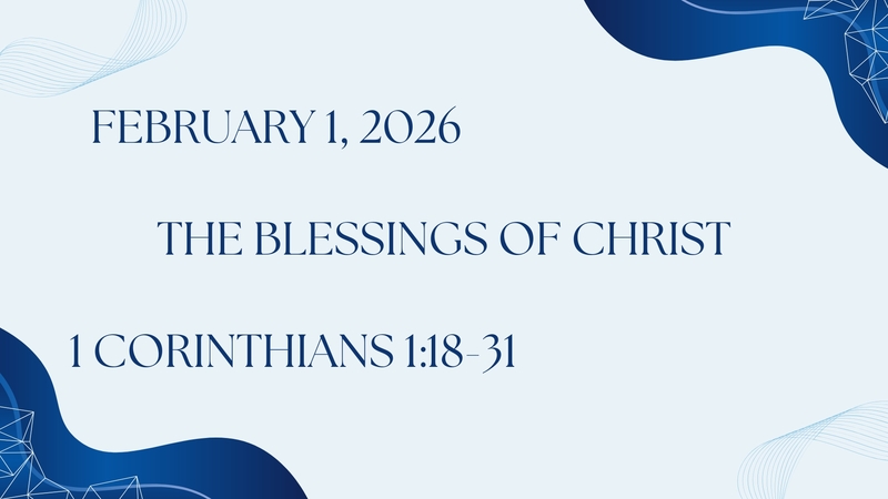 The Blessings of Christ