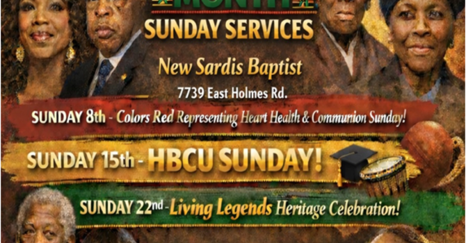 Black History Month Sunday Celebrations