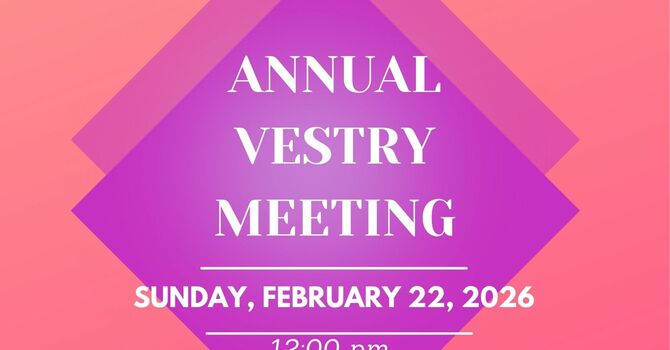 Annual Vestry Meeting