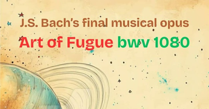 Bach's Art of Fugue performed by Matthew Larkin