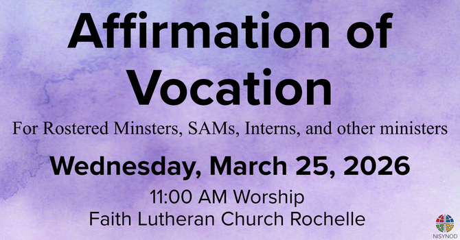Affirmation of Vocation