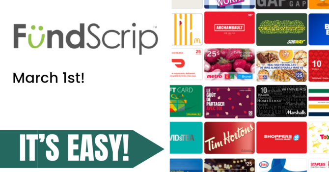 Next Fundscrip Order!