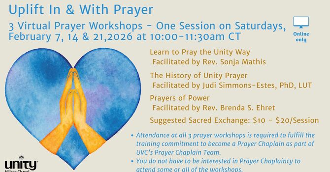 Virtual Prayer Workshops