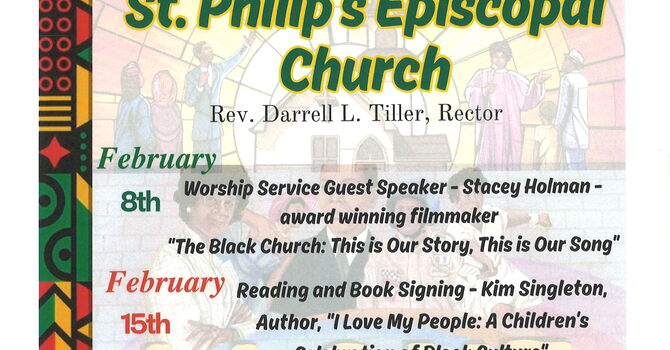 BLACK HISTORY MONTH ACTIVITIES AT ST. PHILIP'S EPISCOPAL CHURCH image
