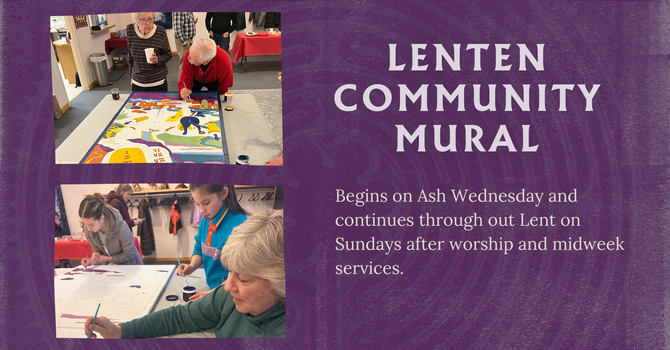 Lenten Community Mural image