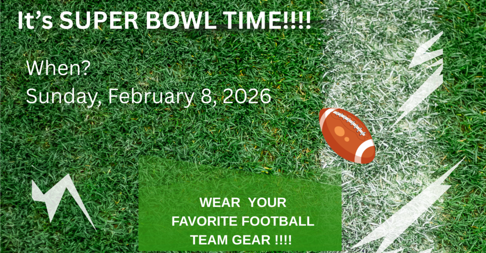 It’s SUPER BOWL TIME!!!!