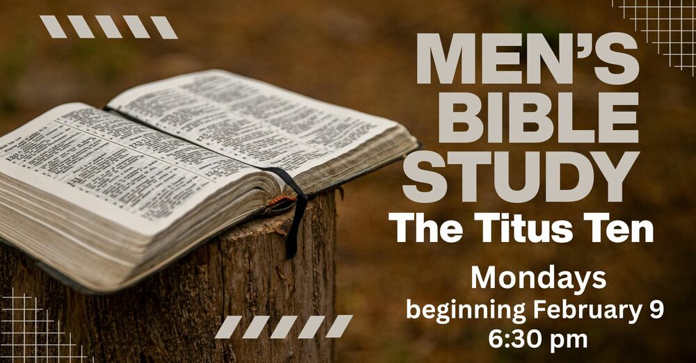 Men's Bible Study 