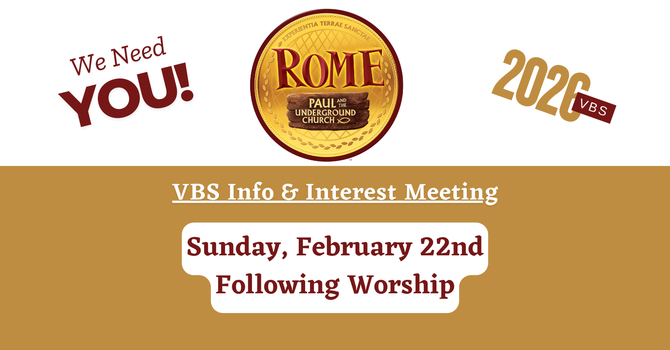 VBS Info & Interest Meeting