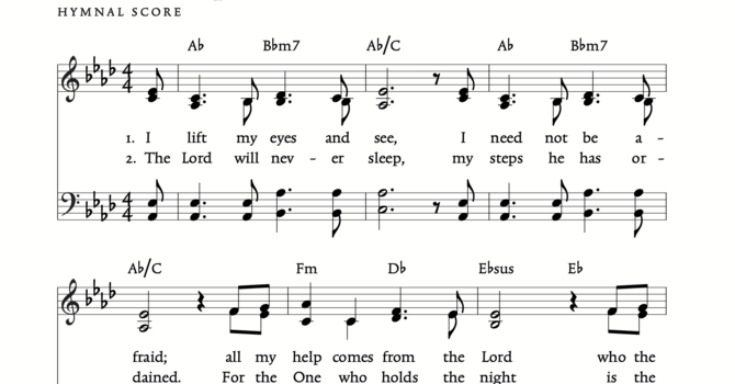 He Will Keep You (Psalm 121)