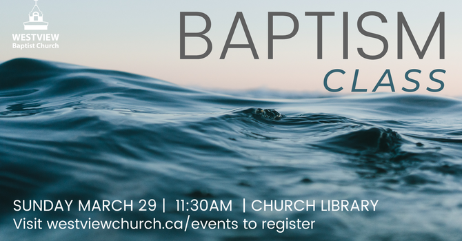 Baptism Class