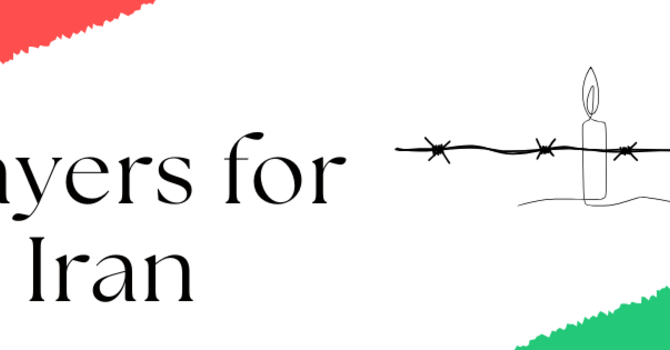 Prayer service for Iran