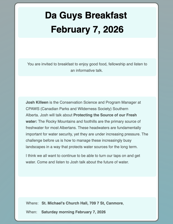 Invitation for DaGuy's to DaGuy's 