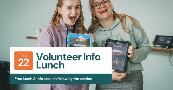 Volunteer Info Lunch