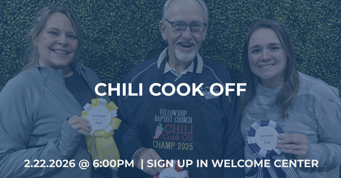 Fellowship Family Chili Cookoff