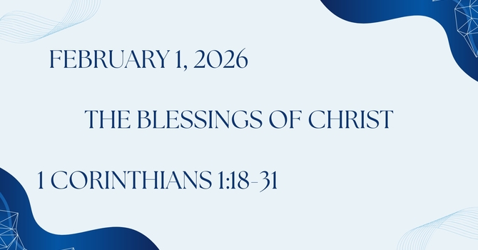 The Blessings of Christ