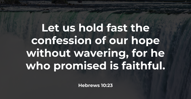 Hebrews 10:23 image