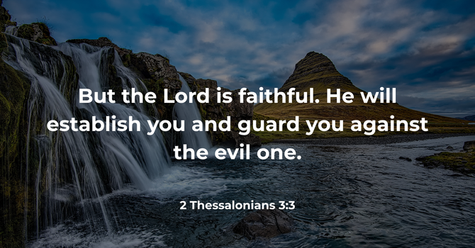 2 Thessalonians 3:3 image