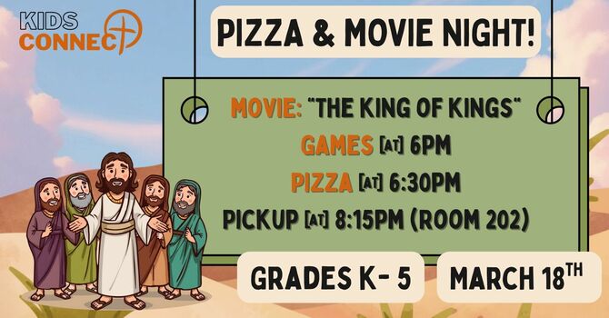 Kids Pizza & Movie Night