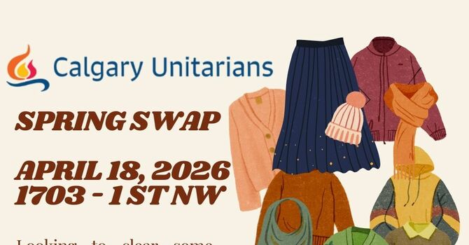 Calgary Unitarians Spring Swap 