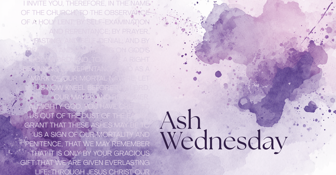 Ash Wednesday service