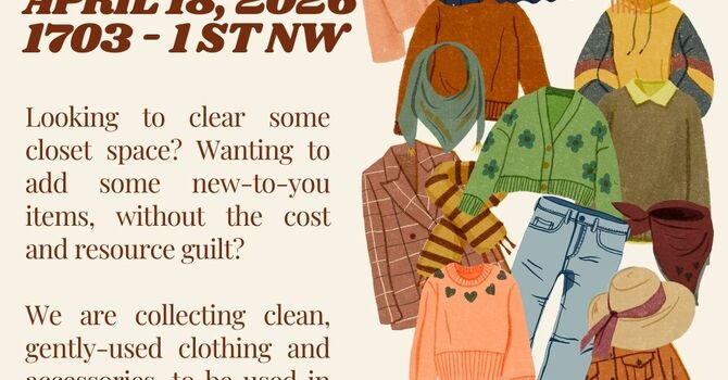 Calgary Unitarians Spring Swap