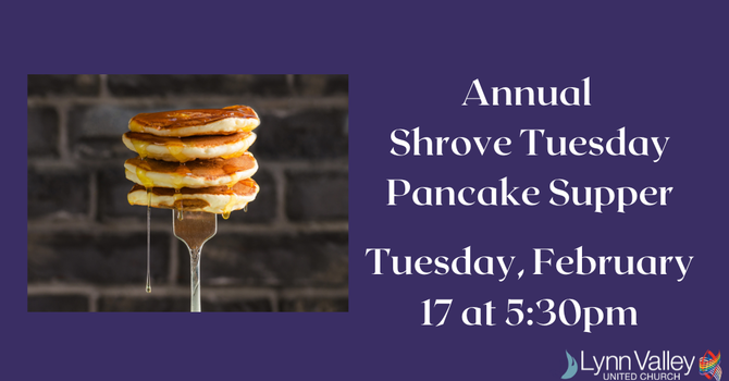 Shrove Tuesday Pancake Supper