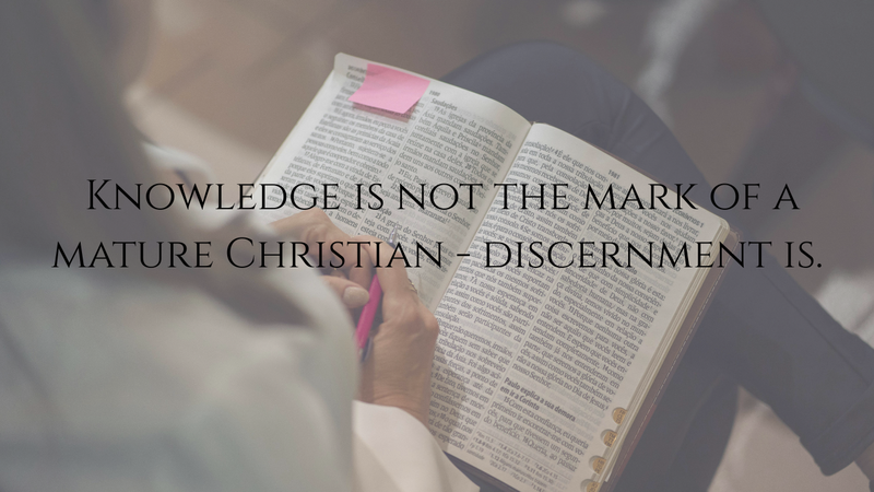 From Dependence to Discernment, Hebrews 5:11-14