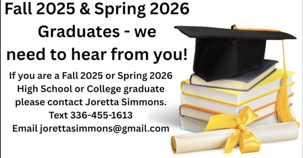 Graduates: Fall 2025 & Spring 2026