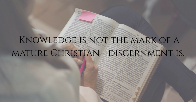 From Dependence to Discernment, Hebrews 5:11-14