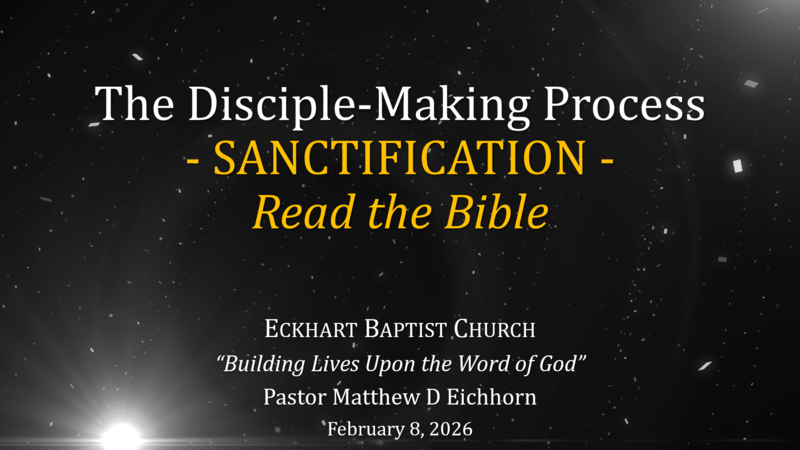 Component #2: Sanctification