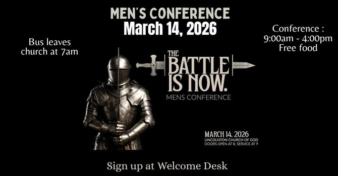 Men's Conference - The Battle is Now
