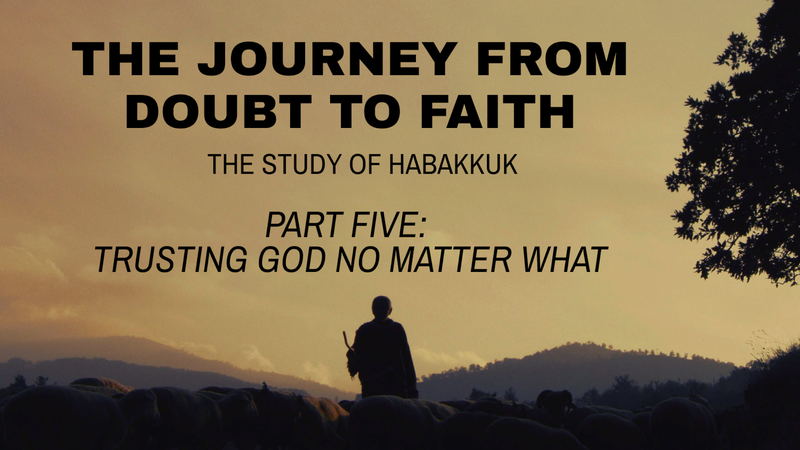 Trusting God No Matter What