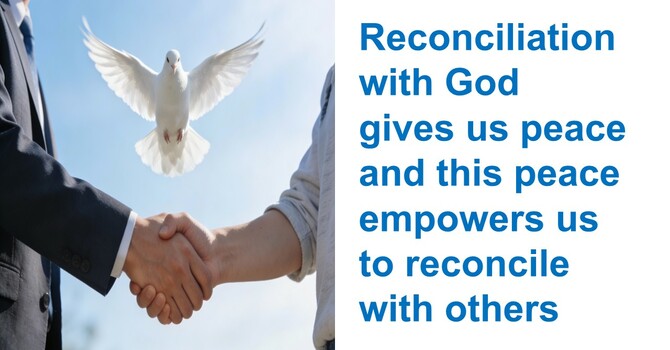 Reconcile with God and People