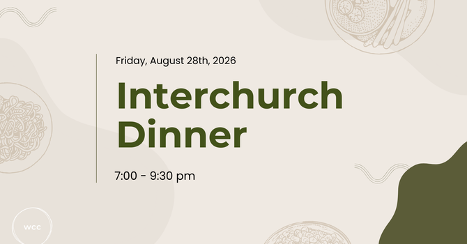 Interchurch Dinner